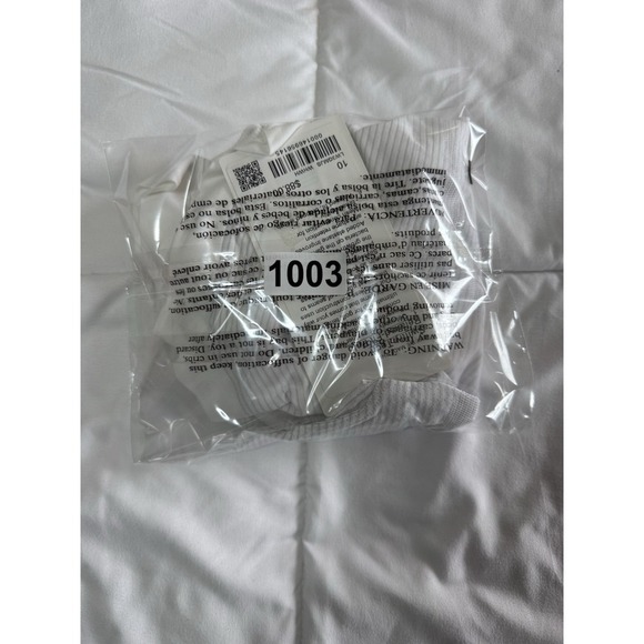 New Lululemon Womens White Swiftly Tech Relaxed Fit Striped Crop Polo Shirt 10 - Picture 10 of 10